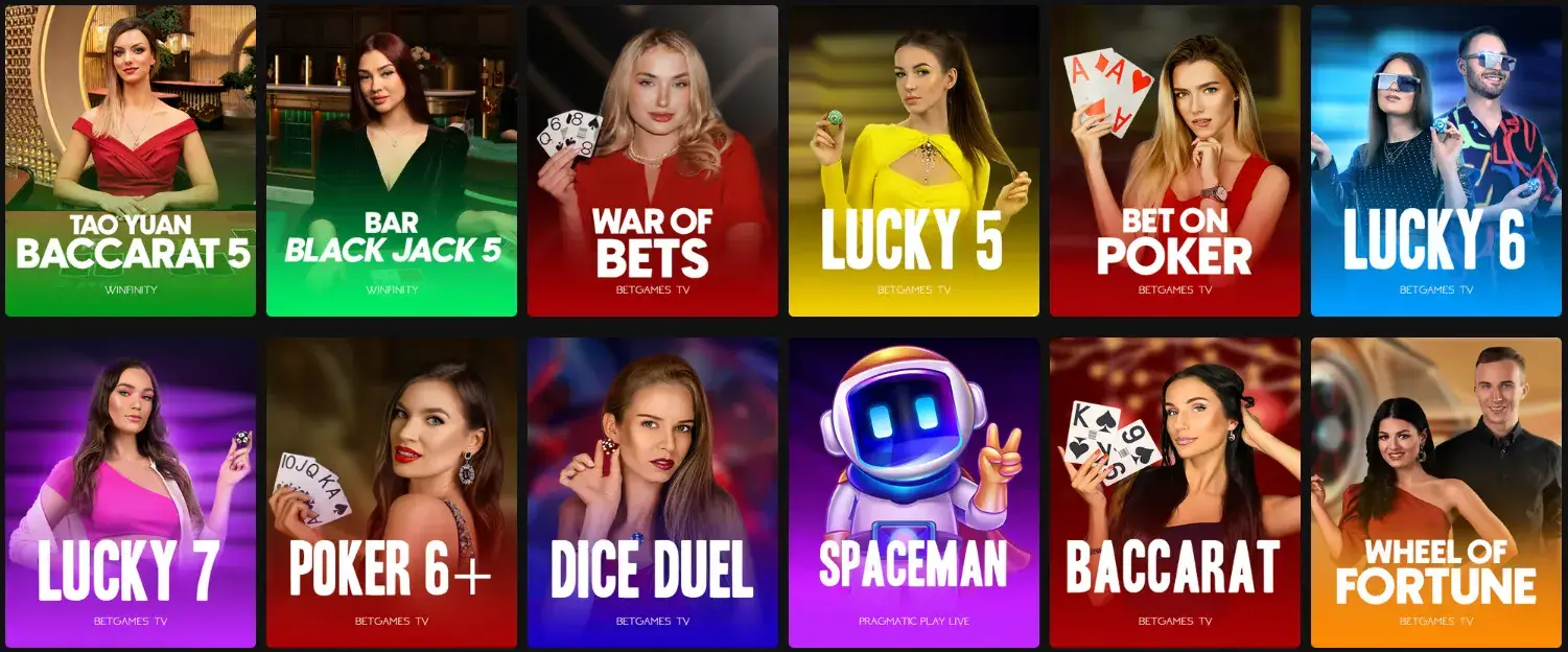 Live casino Speedy Spin – blackjack, roulette en game shows met dealers